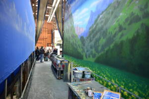 Working Paint frames of Grosh Backdrop for Sound of Music